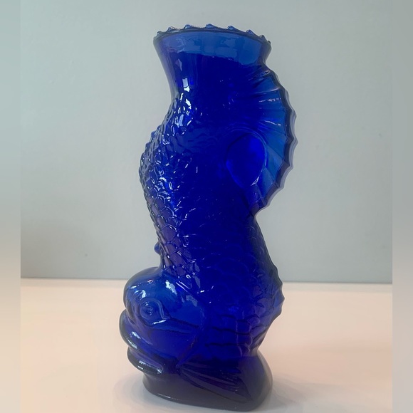 Maryland Glass Koi Vase  Excellent Condition - Picture 5 of 12